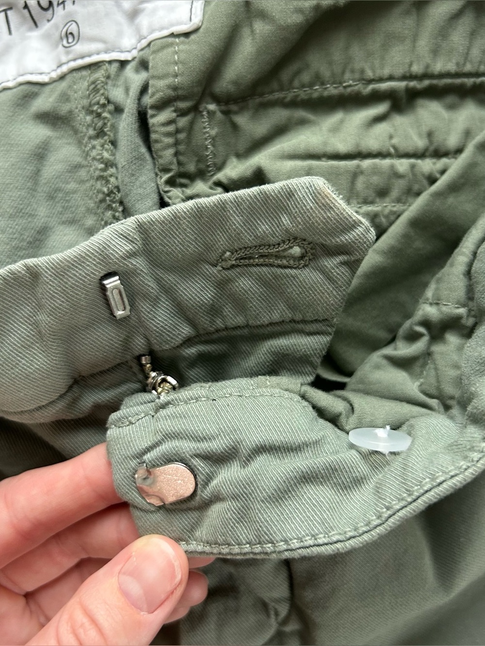 Frank & Eileen Wicklow Pants Olive Green Size 6 - Picture 6 of 10